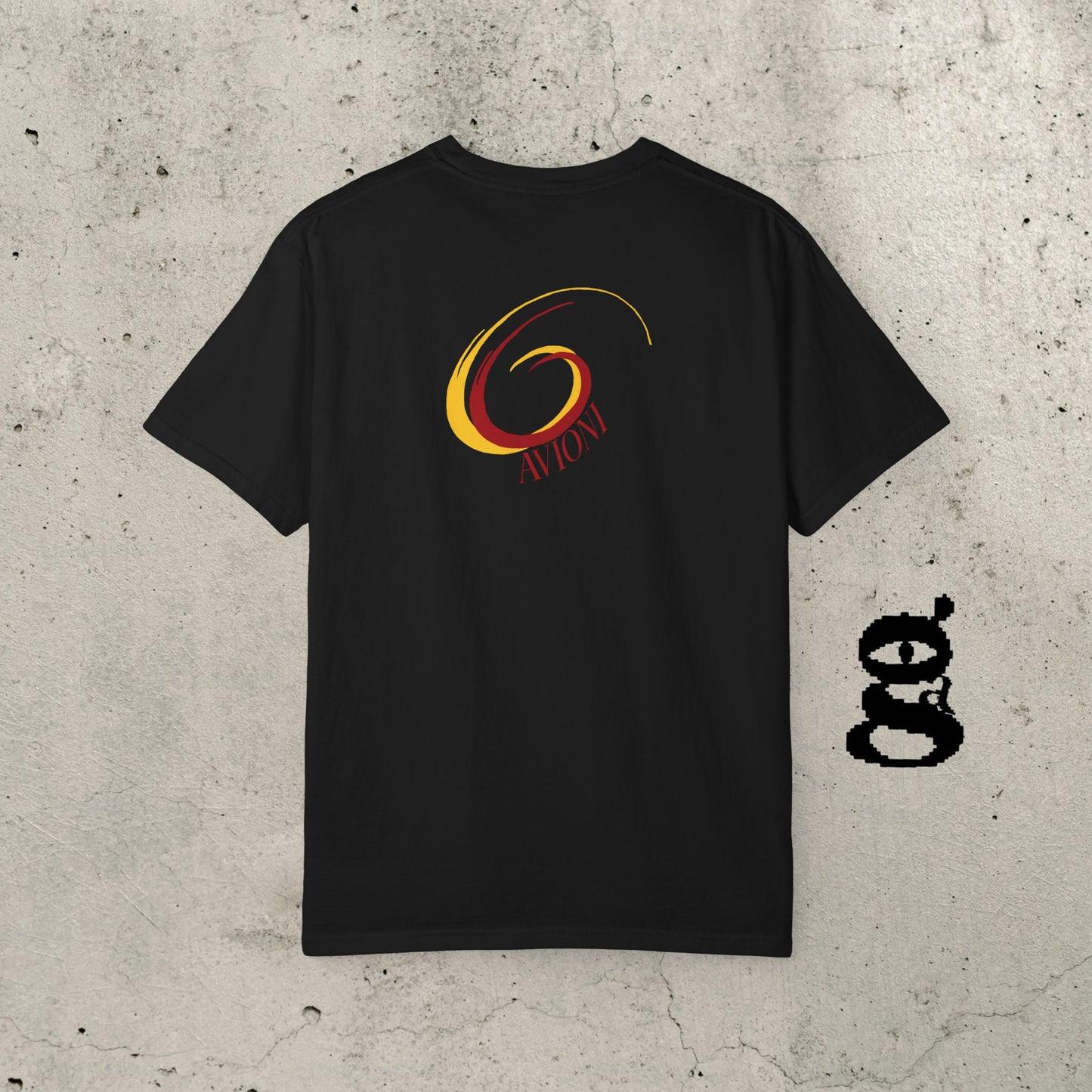Crayola Flames Black Tee