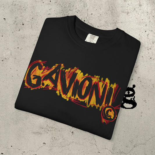 Crayola Flames Black Tee